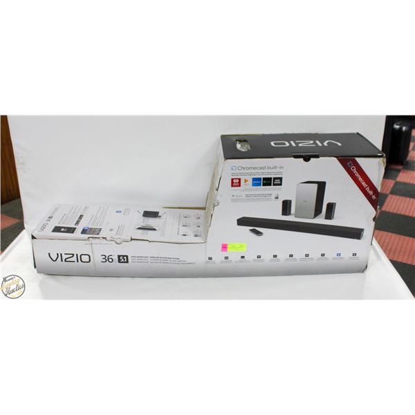 VIZIO 36IN WIRELESS SOUNDBAR SYSTEM W/ SUBWOOFER