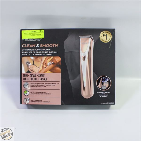 WAHL CLEAN & SMOOTH LITHIUM-ION BODY GROOMER