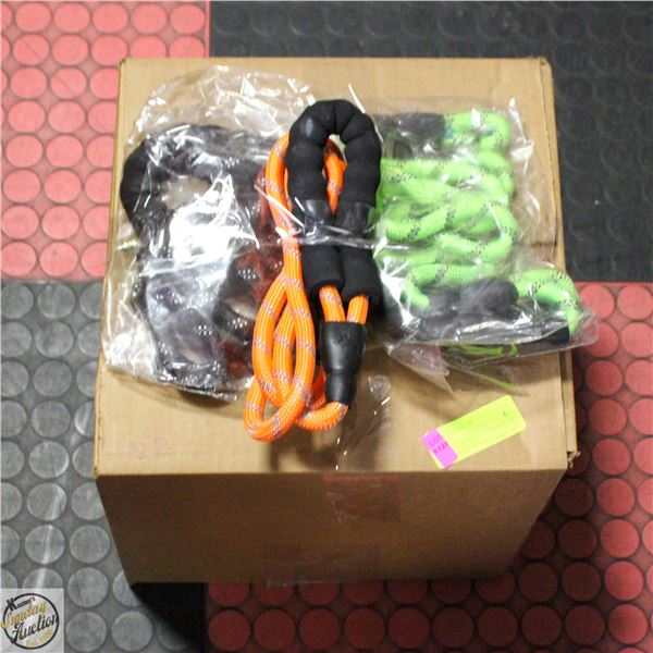 28 BLACK ORANGE AND YELLOW COLOURED NYLON