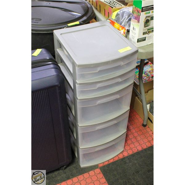 STERILITE 5-DRAWER STORAGE CONTAINER