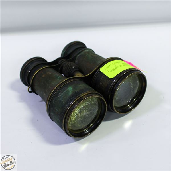ANTIQUE FARRINGTON BINOCULARS (LENSES WORN)