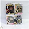 Image 1 : NEW 4 FUNKO POP VINYL FIGURES