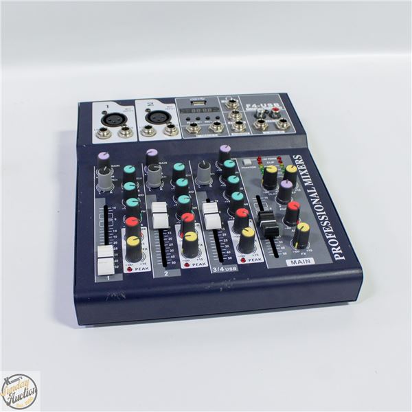 F4-USB PROFESSIONAL MIXER
