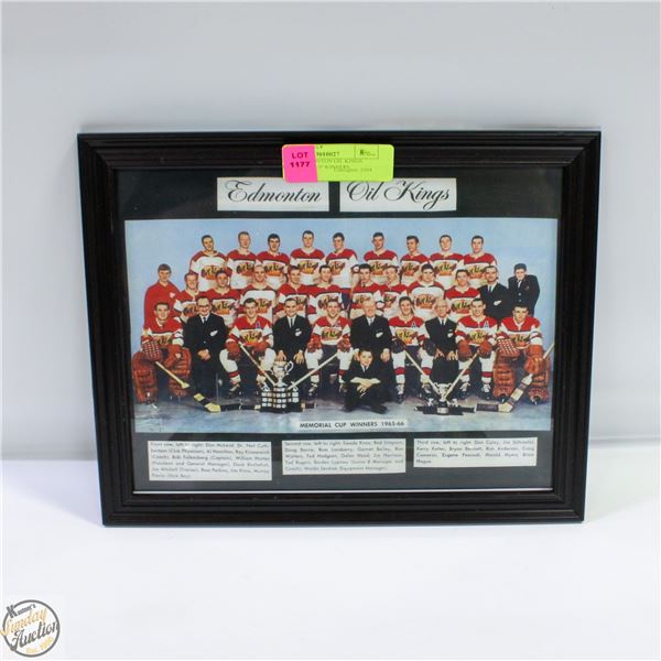 1965-66 EDMONTON OIL KINGS MEMORIAL CUP WINNERS