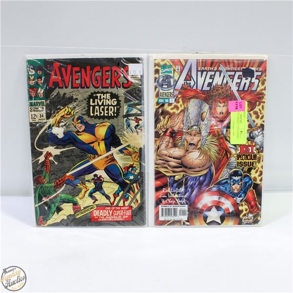 AVENGERS #34, SERIES 1. AVENGERS #1, SERIES 2