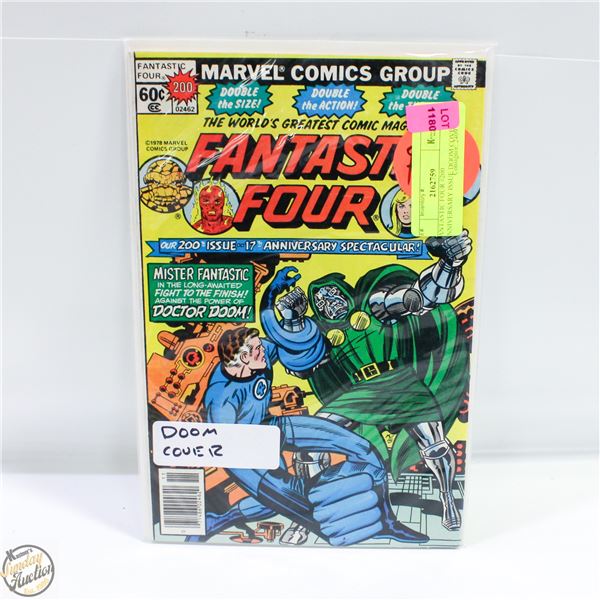 FANTASTIC FOUR #200 ANNIVERSARY ISSUE DOOM COVER