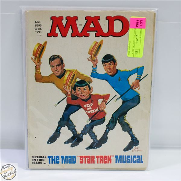 MAD MAGAZINE #186 STAR TREK PARODY
