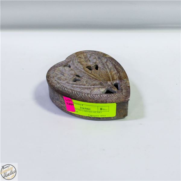 ESTATE HAND CARVED HEARY SOAPSTONE