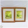Image 1 : SET OF 2 VINTAGE FRAMED IMPRESSIONIST OIL