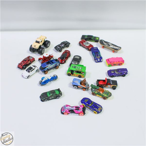 FLAT OF ASSORTED HOTWHEELS