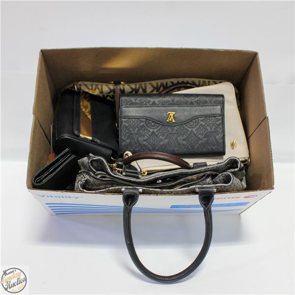 LOT OF HANDBAGS/WALLETS