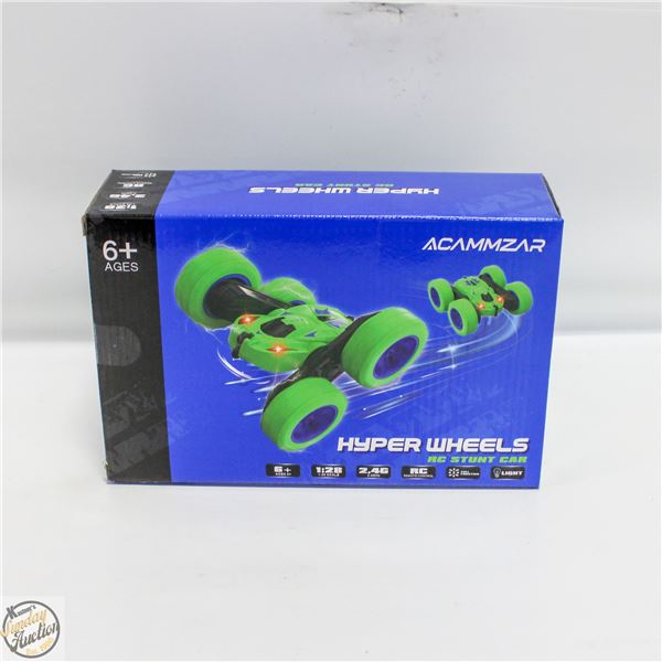 NEW HYPER WHEELS RC STUNT CRAZY CAR