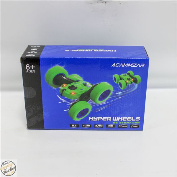 NEW HYPER WHEELS RC STUNT CRAZY CAR