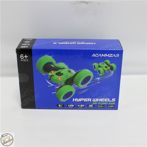 NEW HYPER WHEELS RC STUNT CRAZY CAR