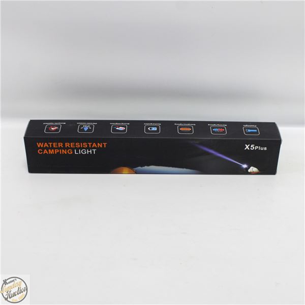 NEW RECHARGEABLE CAMPING HURRICANE WATER RESISTANT