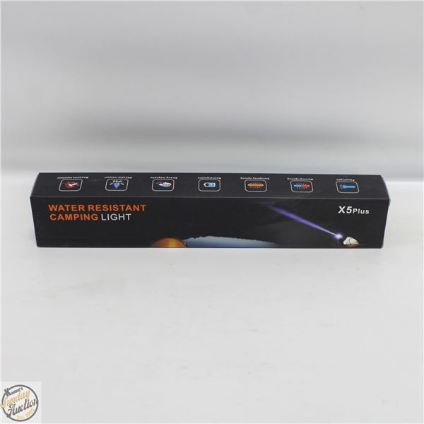 NEW RECHARGEABLE CAMPING HURRICANE WATER RESISTANT