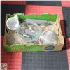Image 1 : FLAT WITH ANCHOR & PYREX GLASS BAKEWARE,