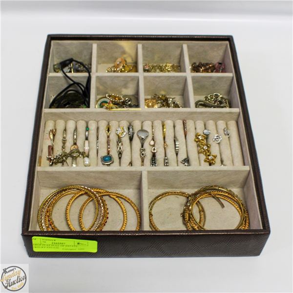 LARGE FLAT FULL OF ESTATE JEWELRY-ESTATE