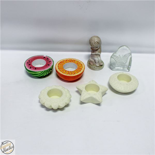 ESTATE PARTYLITE CANDLE HOLDERS 5