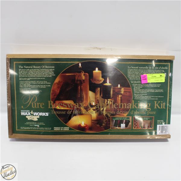 BEESWAX CANDLE MAKING KIT - UNOPENED