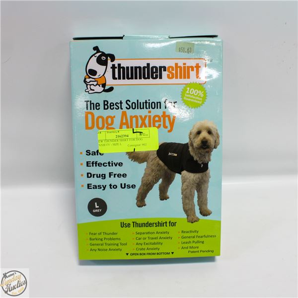NEW THUNDER SHIRT FOR DOG ANXIETY - SIZE L