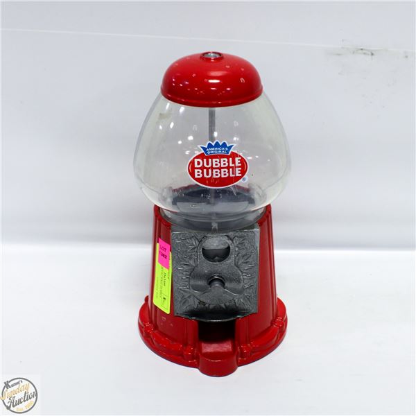 VINTAGE 11" TALL METAL BASE DUBBLE BUBBLE