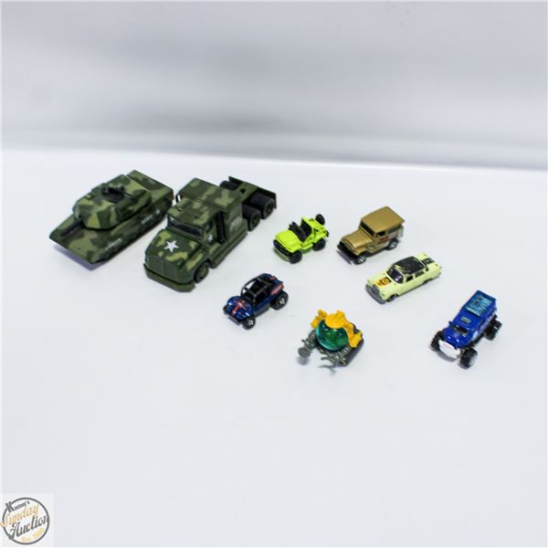 MATCHBOX DIECASTS + 2 LARGER ARMY