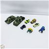 Image 1 : MATCHBOX DIECASTS + 2 LARGER ARMY