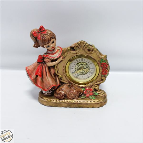 ESTATE NARCO MANTEL CLOCK H-6" L-6.75"