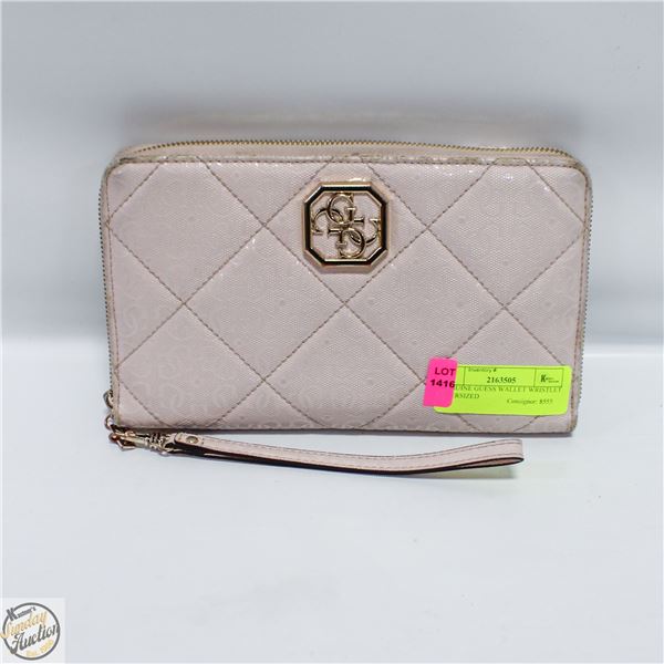 GENUINE GUESS WALLET WRISTLET OVERSIZED