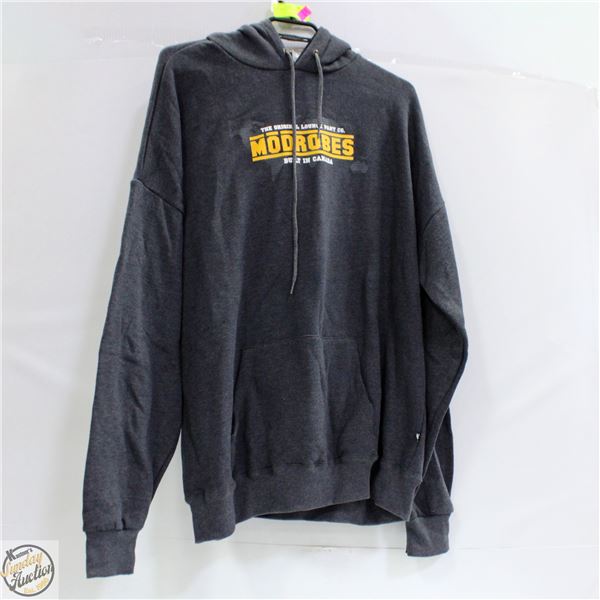NEW MODROBES HOODIE GREY SIZE 2XL