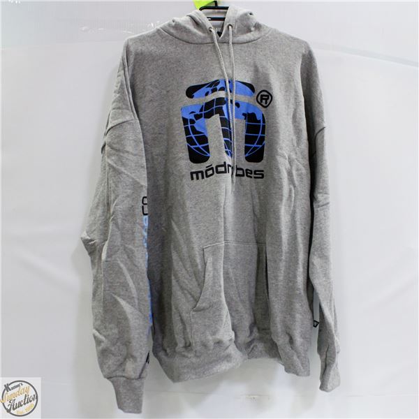 NEW MODROBES HOODIE GREY SIZE XL