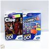 Image 1 : NEW HASBRO MINI GAMES 1CLUE 1CONNECT 4