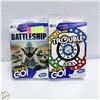 Image 1 : NEW HASBRO MINI GAMES 1TROUBLE 1BATTLESHIP