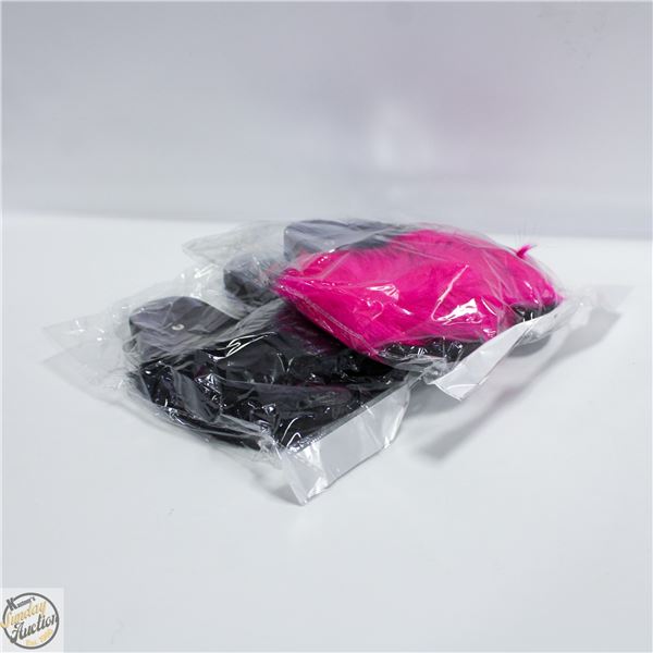 NEW WOMEN'S SLIPPERS 1PINK 1BLACK SIZE 6