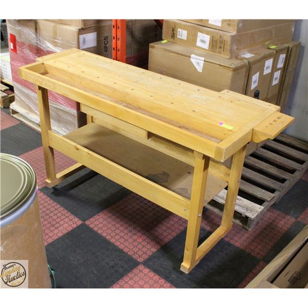 WOOD WORKERS BENCH WITH 2 VICES