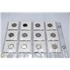 Image 2 : SHEET OF 12 CANADIAN DIMES PRE 1968