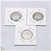 Image 2 : THREE CANADIAN QUARTERS 1940
