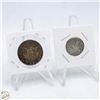 Image 1 : US HALF DOLLAR 1968 US QUARTER DOLLAR 1908