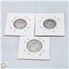 Image 2 : THREE CANADIAN QUARTERS 1937, 1937, 1938