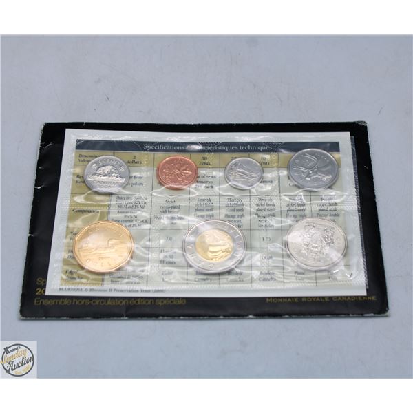 CANADIAN UNCIRCULATED COIN SET 2006