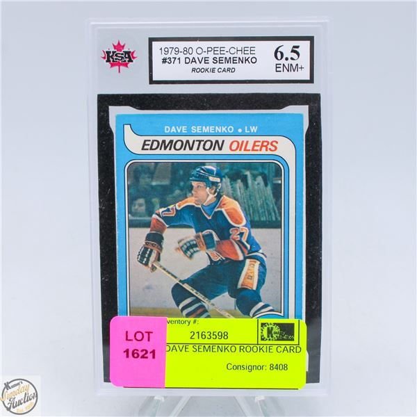 1979 OPC DAVE SEMENKO ROOKIE CARD