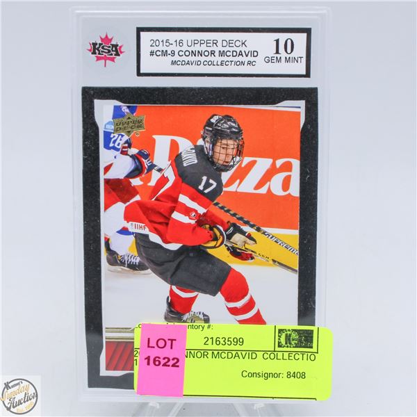 2015-16 CONNOR MCDAVID  COLLECTION KSA 10