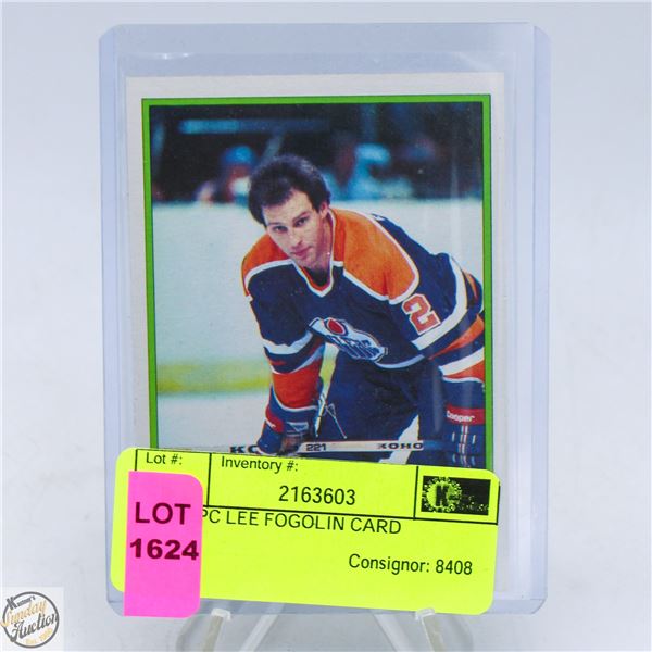 1980 OPC LEE FOGOLIN CARD