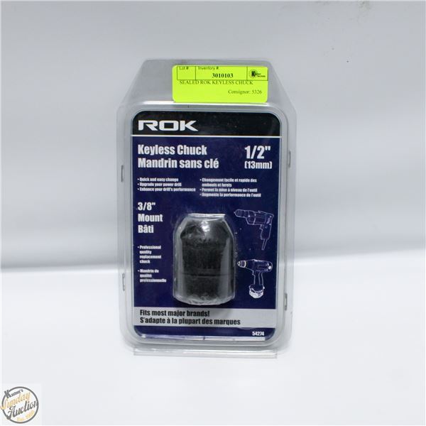 SEALED ROK KEYLESS CHUCK