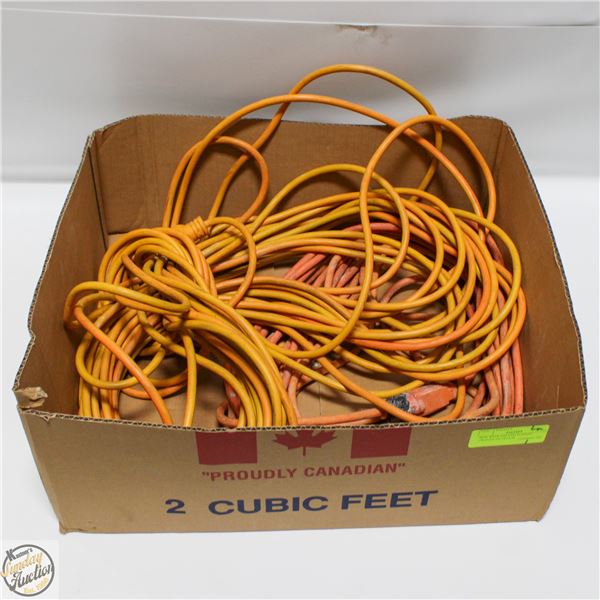 BOX WITH 100 AND 50 FOOT ORANGE OUTDOOR