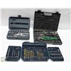 Image 1 : 3 PARTIAL BIT/SOCKET SETS HARD CASED