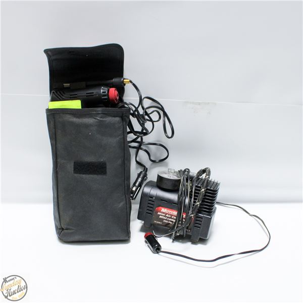 SMALL TIRE AIR COMPRESSER + AIR HAWK