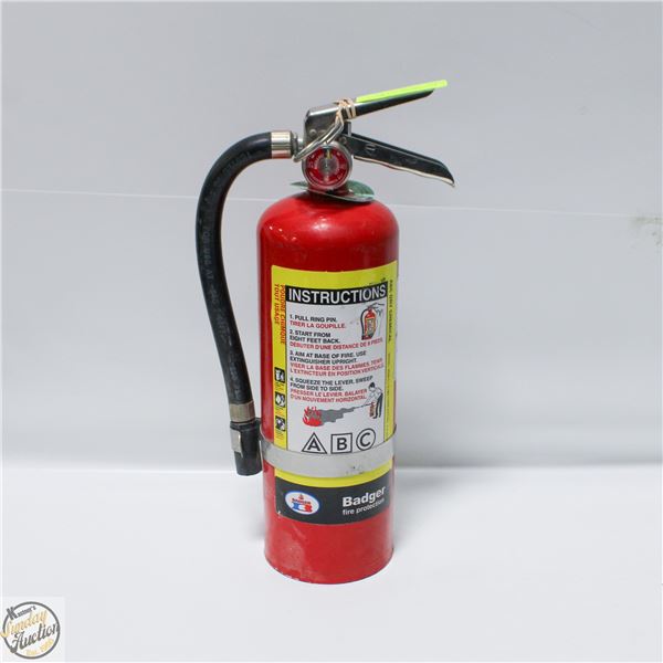 5LB FIRE EXTINGUISHER FULLY CHARGED
