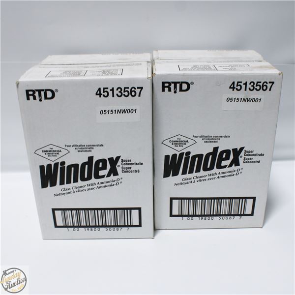 2 BOXES OF WINDEX SUPER CONCENTRATE